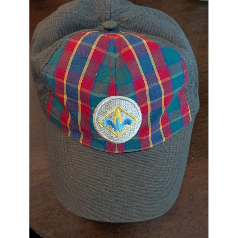 Webelos Uniform Flex Cap Plaid Design Medium/Large